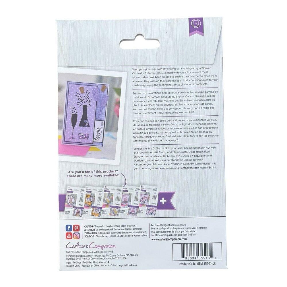 Gemini Crafter’s Companion Stamp Die Lot 4 Card Making Birthday Sets New - Picture 8 of 12